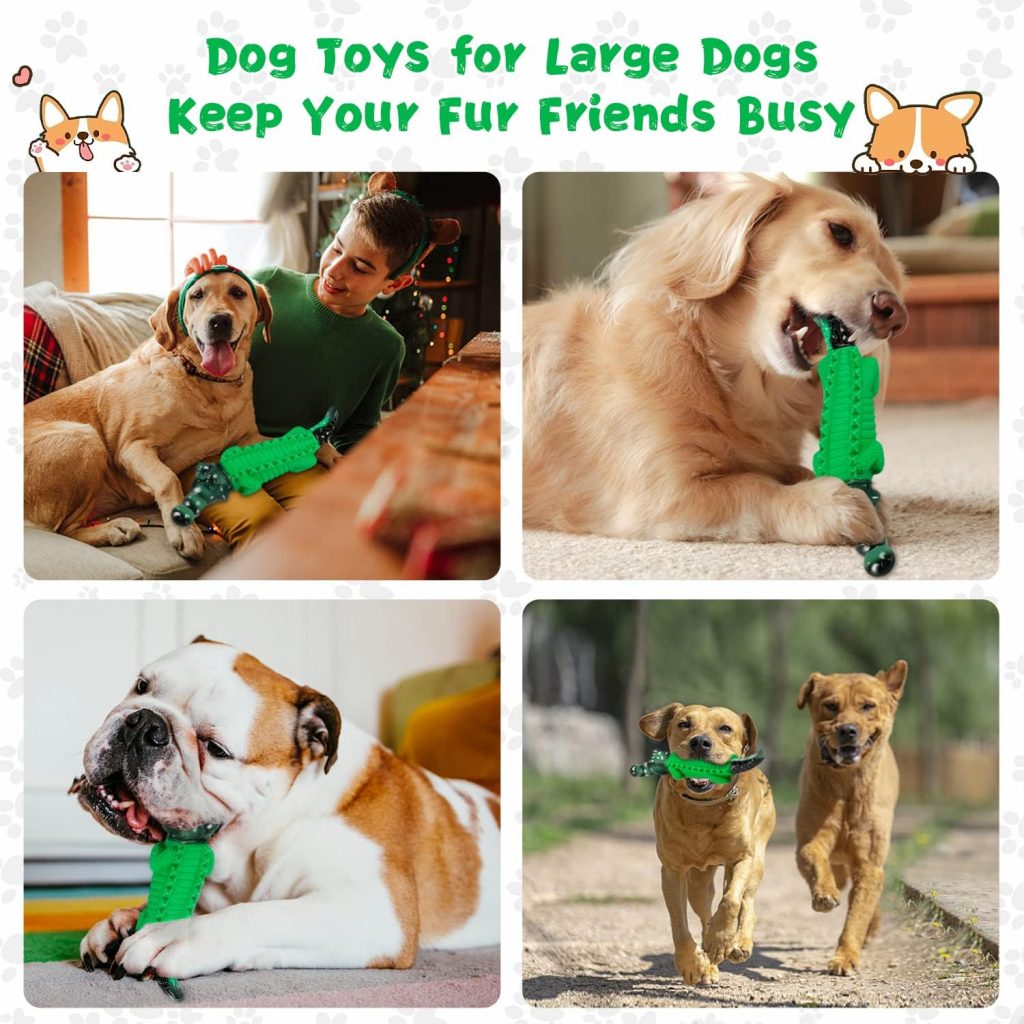 Dog Chew Toys/Tough Dog Toys for Aggressive Chewers/Dog Toys for Large Dogs/Durable Dog Toys/Heavy Duty Dog Toys/Large Dog Toys/Indestructible Dog Toys/Tough Dog Chew Toys for Medium/Large Dogs Breed