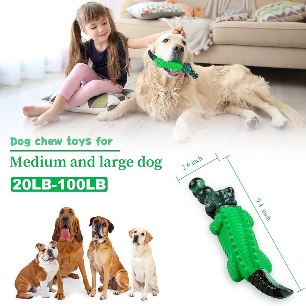 Dog Chew Toys/Tough Dog Toys for Aggressive Chewers/Dog Toys for Large Dogs/Durable Dog Toys/Heavy Duty Dog Toys/Large Dog Toys/Indestructible Dog Toys/Tough Dog Chew Toys for Medium/Large Dogs Breed