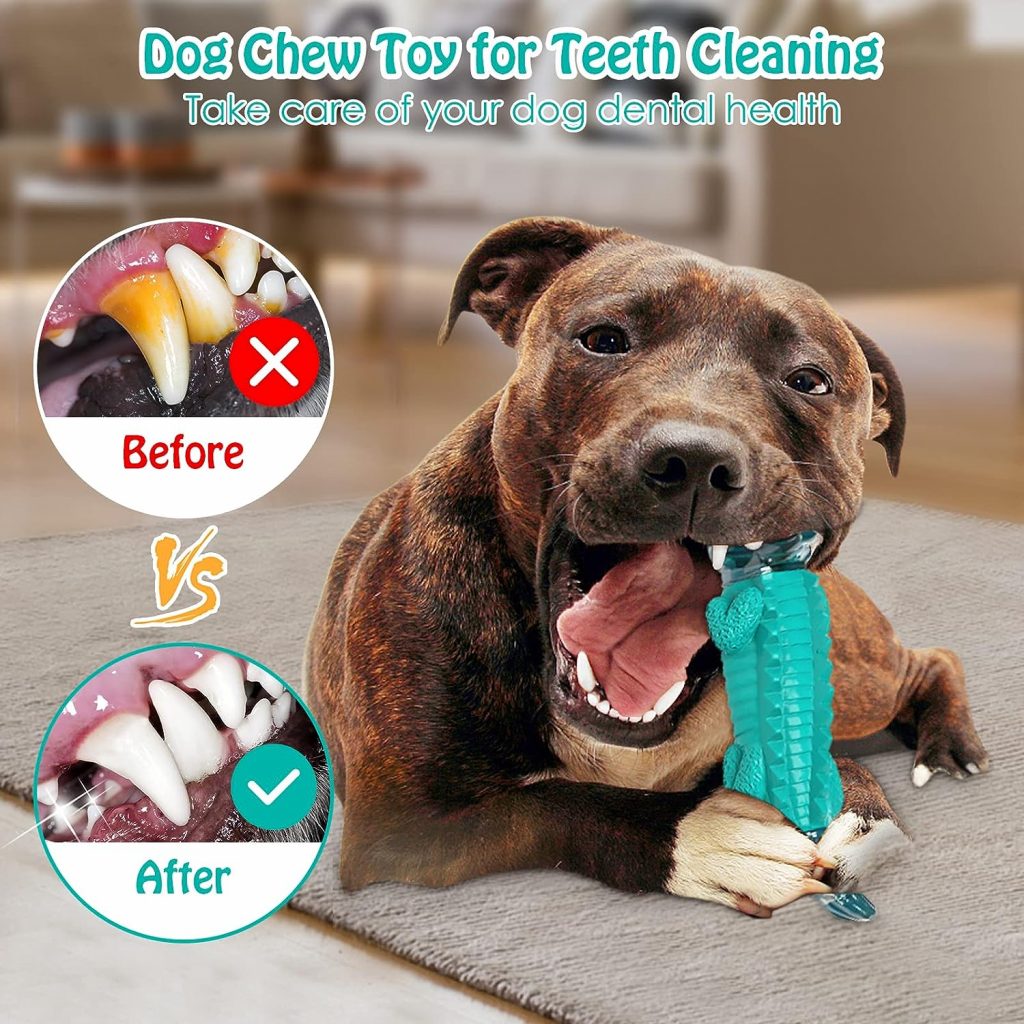 Dog Toys for Aggressive Chewers-Dog Chew Toy/Large Dog Toys/Tough Dog Toys/Heavy Duty Dog Toys/Durable Dog Toys for Large/Medium Dogs/Super Chewer Dog Toys to Keep Them Busy (Blue)