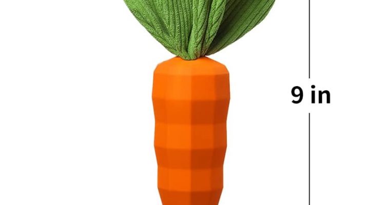 MewaJump Carrot Dog Squeaky Chew Toys Review