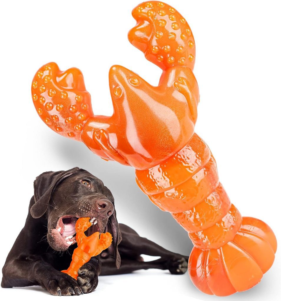 MMKPET Indestructible Dog Toys for Aggressive Chewers Tough Dog Toys for Large Dogs Durable Dog Chew Toys for Teething Heavy Duty Dog Bones for Medium Breed