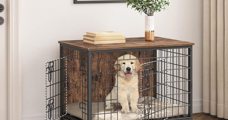 ALLOSWELL Dog Crate Furniture Review
